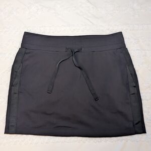 Athleta Black Mini Skort Size LT